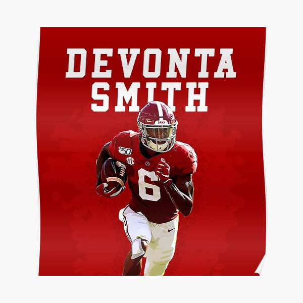 Alabama Crimson Tide #6 DeVonta Smith College Football Jersey Black