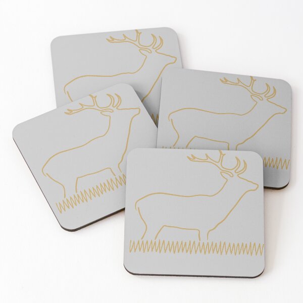 Item preview, Deer, gold-light gray designed and sold by Cevetan.