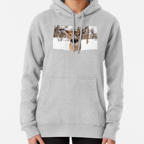 Nosey - White-tailed Deer Pullover Hoodie