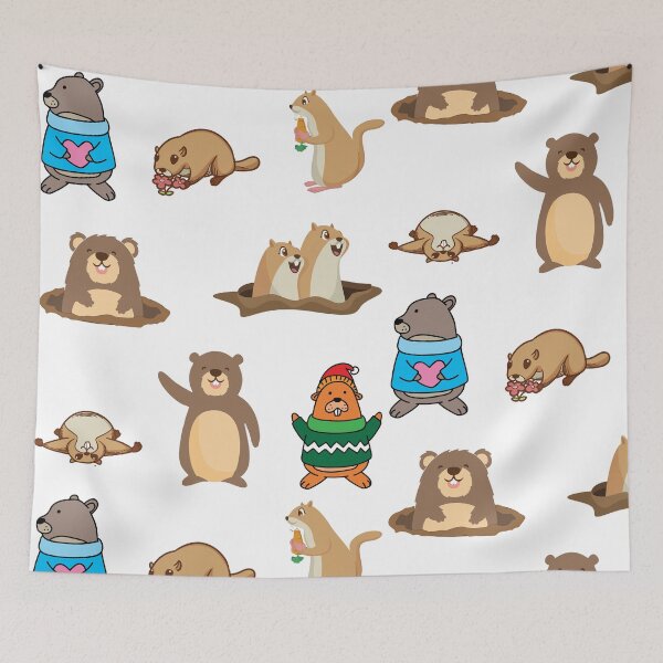 Item preview,  Groundhog Pattern  designed and sold by Mariano Topno.