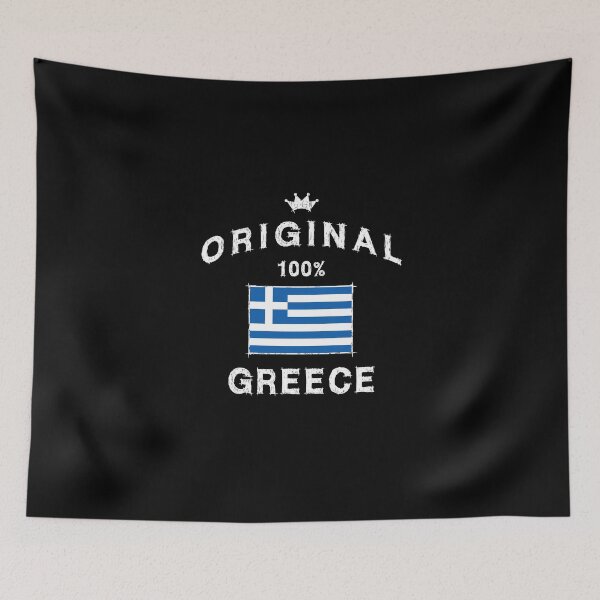 Item preview, Greece greek flag flag designed and sold by GeogDesigns.