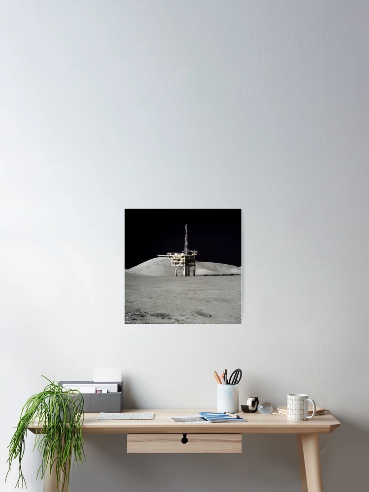 Thumbnail 2 of 3, Poster, Moon Rig designed and sold by StrangeReflect.