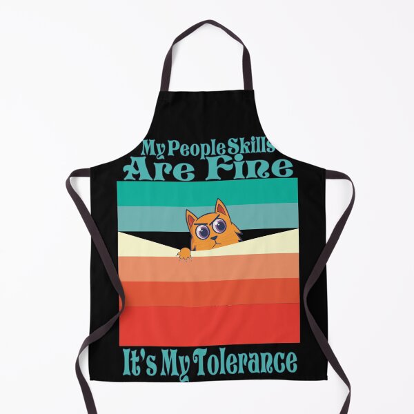 Item preview, My People Skills Are Fine It S My Tolerance introvert funny cat designed and sold by Rajpramanik.