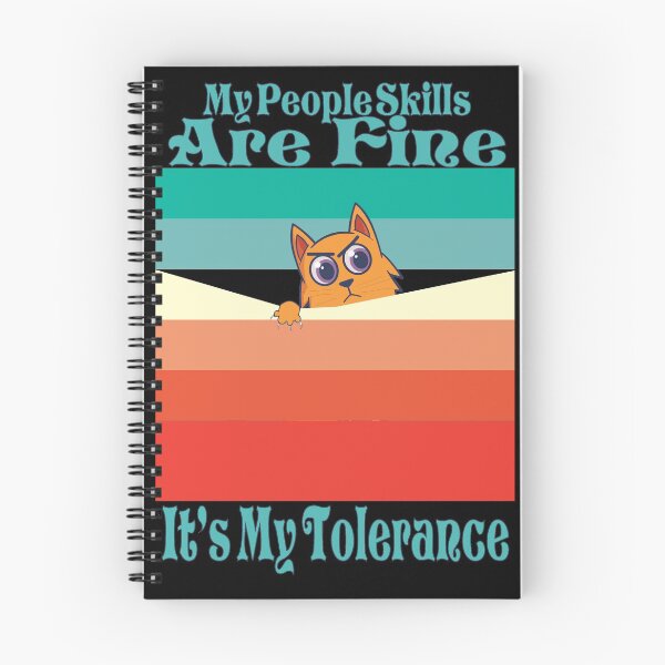 Item preview, My People Skills Are Fine It S My Tolerance introvert funny cat designed and sold by Rajpramanik.