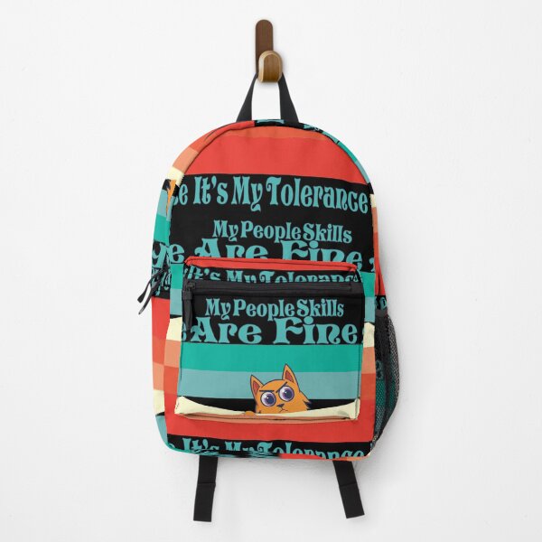 Item preview, My People Skills Are Fine It S My Tolerance introvert funny cat designed and sold by Rajpramanik.
