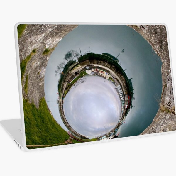 Hurry Head Harbour, Carnlough, County Antrim - Sky In Laptop Skin