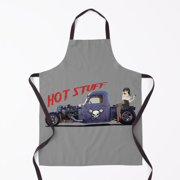 Item preview, Cool Truck Rat Rod with Anime Girl Hot Stuff designed and sold by CoolCarVideos.