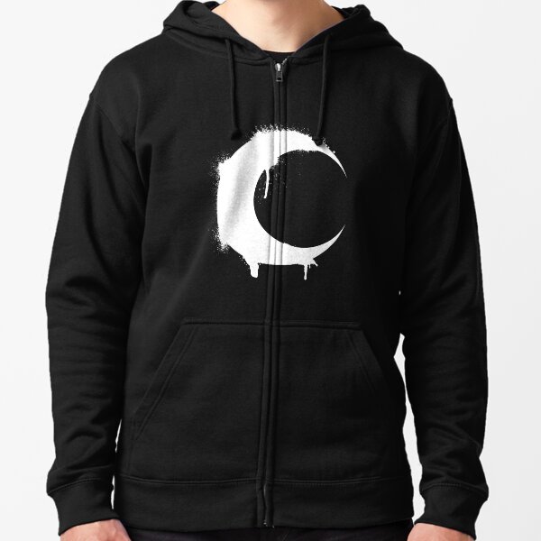 Night Bloody Moon Knight Funny Legends Zipped Hoodie