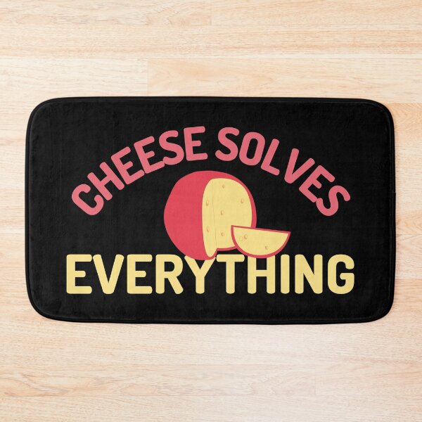 Item preview, A Block of Cheese Solves Everything designed and sold by SweetAndSpice.