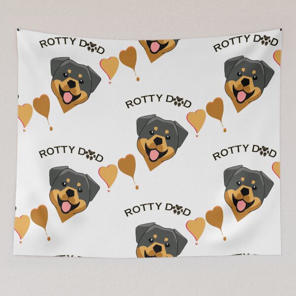 Item preview,  ROTTIE DAD HEAD TILT  - ROTTWEILER DAD ROTTIE DAD SIMPLISTIC DESIGN  designed and sold by YUMMY PENCIL.