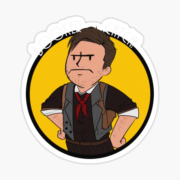 Vista previa del artículo con la obra «Booker atrapa! Bioshock Infinite», diseñado y vendido por HandsomeJackass.