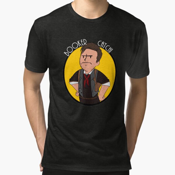 Vista previa del artículo con la obra «Booker atrapa! Bioshock Infinite», diseñado y vendido por HandsomeJackass.
