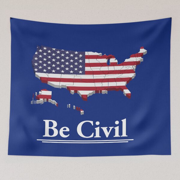Item preview, Be Civil! designed and sold by WearThePositive.