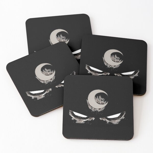 Moon Knight Night Bloody Funny Legends Coasters (Set of 4)
