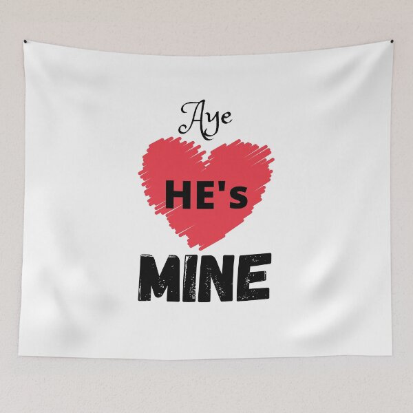 Item preview, Sí, él es mío | Ella es mía | Ella es mía | Él es mío regalo de San Valentín | El es mio regalo de san valentin designed and sold by PeaceStudio.