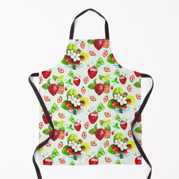 Item preview, Vintage Strawberry Cottagecore Pattern designed and sold by prettyletters.