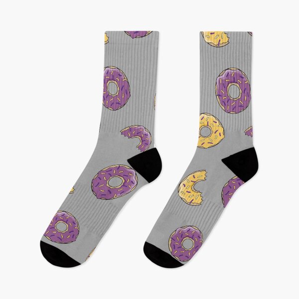 Item preview, Yummy donuts in yellow and purple designed and sold by TrueType.