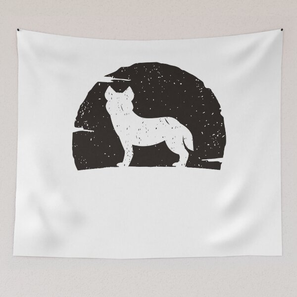 Item preview, husky dog art vintage sunset dog lovers siberian husky designed and sold by alaechamlal.