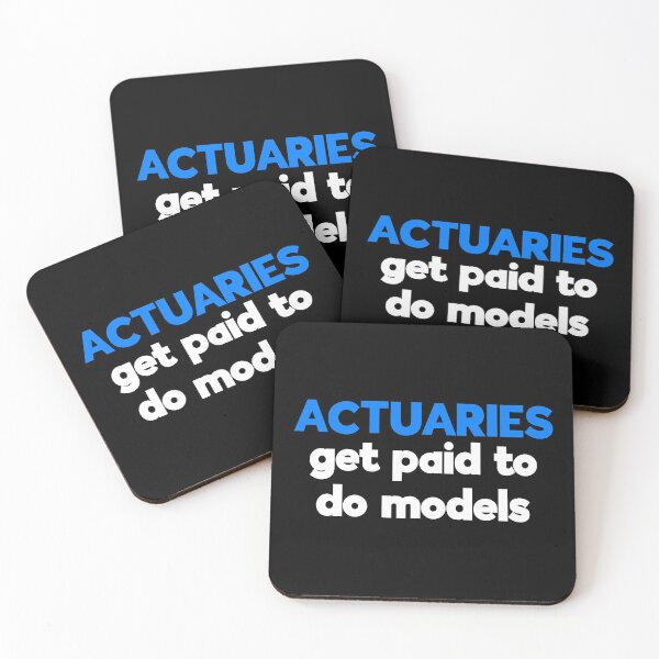 Item preview, Funny Actuary Actuaries Get Paid To Do Models designed and sold by juvajay.