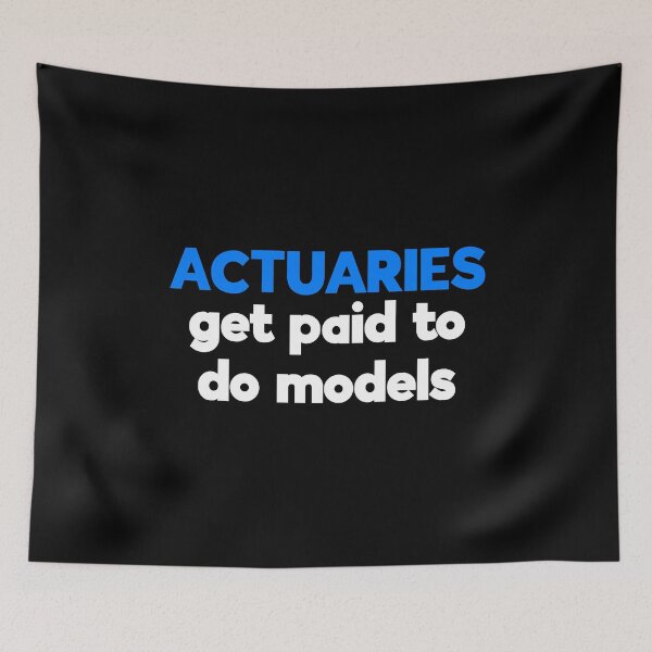 Item preview, Funny Actuary Actuaries Get Paid To Do Models designed and sold by juvajay.