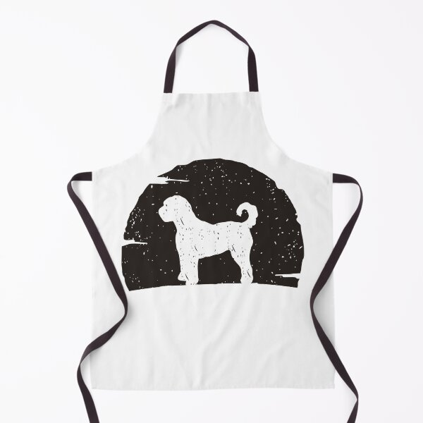 Item preview, labradoodle dog art vintage sunset dog lovers designed and sold by alaechamlal.