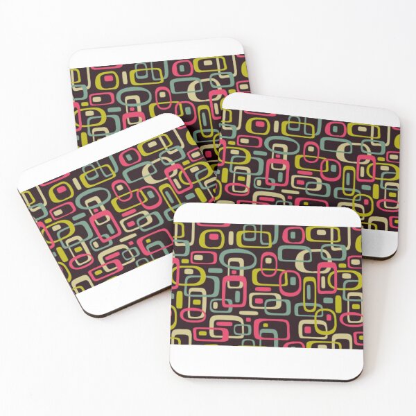 Item preview, Squares and Circles retro Pattern Design, Mini Skirt designed and sold by AMS-ART.