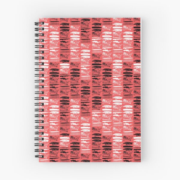 Aperçu de l'œuvre Red, black and white grunge abstract seamless pattern créée et vendue par TheWorkplace.