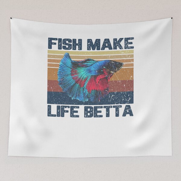 Item preview, Fish make life betta designed and sold by LimaChippewa.