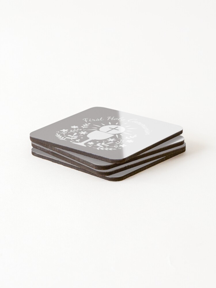 Thumbnail 4 of 5, Coasters (Set of 4), First Holy Communion designed and sold by neteor.