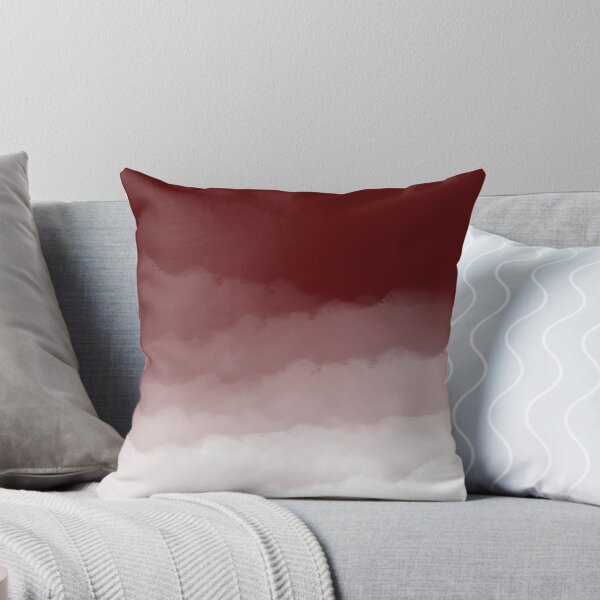 Item preview, Maroon Watercolor Ombre (maroon/white) designed and sold by Design Minds Boutique.