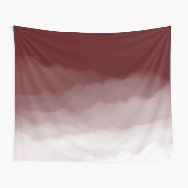 Item preview, Maroon Watercolor Ombre (maroon/white) designed and sold by Design Minds Boutique.