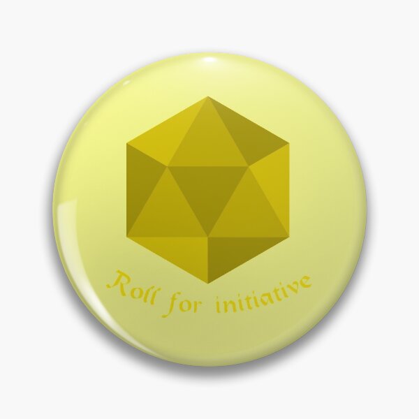 Item preview, D&D Roll for initiative Yellow designed and sold by hyone.