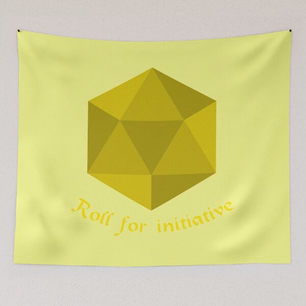 Item preview, D&D Roll for initiative Yellow designed and sold by hyone.