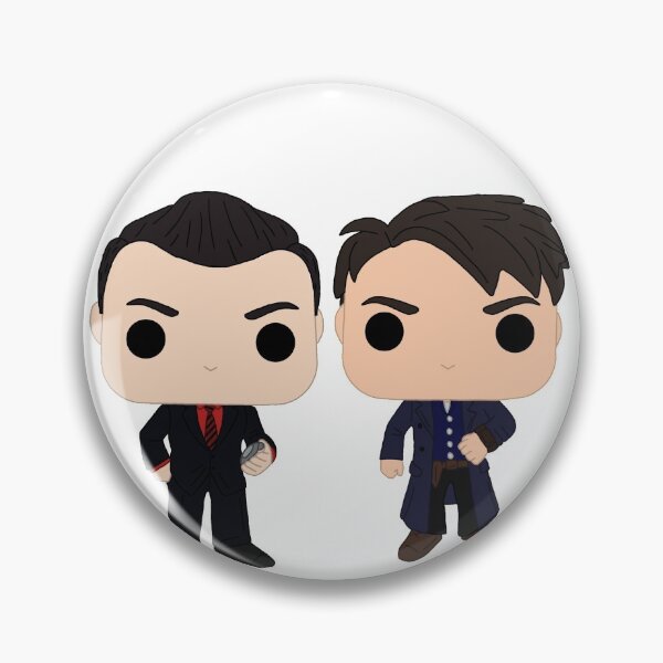 Item preview, Torchwood funko pop graphic Jack and Ianto designed and sold by GreenDragon19.