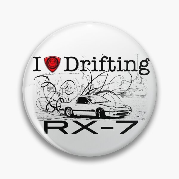 Item preview, I love Drifting RX7 designed and sold by CoolCarVideos.