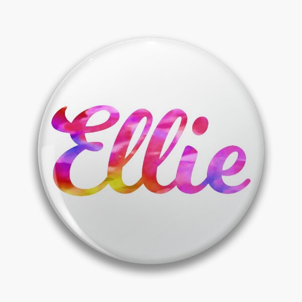 Item preview, Ellie girls name pretty multi-color design designed and sold by ComicKitsch.
