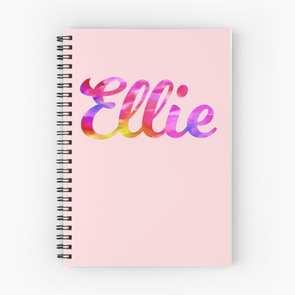 Item preview, Ellie girls name pretty multi-color design designed and sold by ComicKitsch.