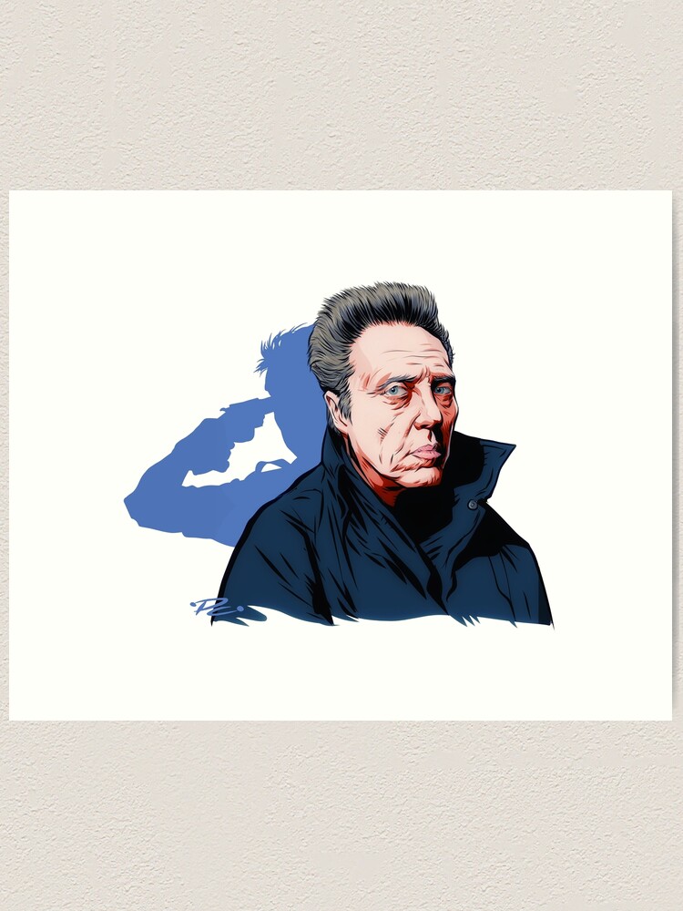 Christopher Walken An illustration by Paul Cemmick Art Print