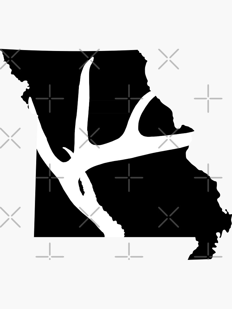 "Missouri Deer Hunting Sticker" Sticker for Sale by MidwestMindset