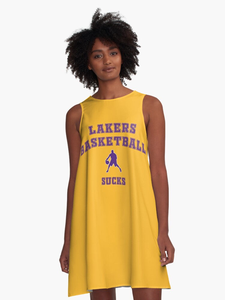 LA Lakerswell, they just suck A-Line Dress for Sale by Sports