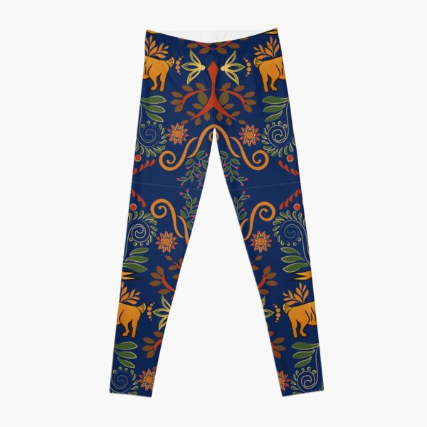 Floral ornamentation Leggings