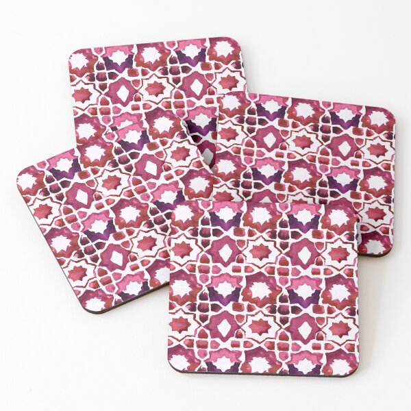 Item preview, Pink Moroccan Tile designed and sold by Roseanne Durnford.