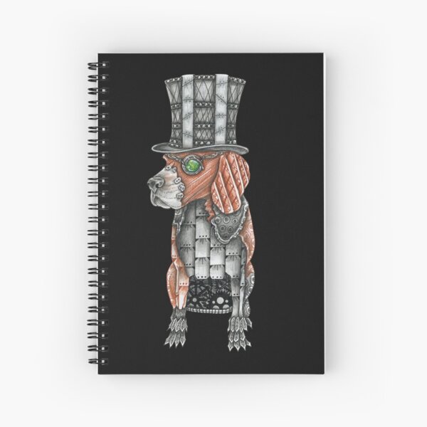 Nigel le Beagle Steampunk Cahier à spirale