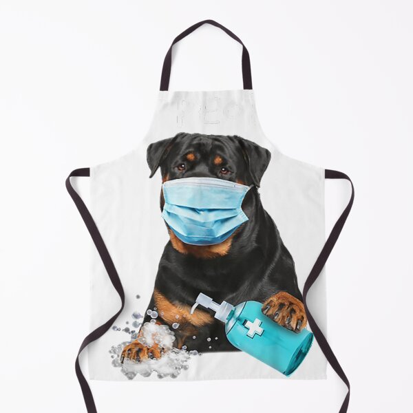 Item preview, Rottweiler Ew People Dog Wearing A Face Mask designed and sold by PanZhi.