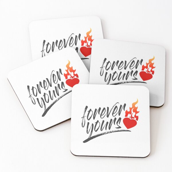 Item preview, Simple and Romantic Forever Yours Valentine Quote designed and sold by Hommie9977.