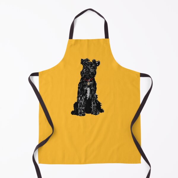 Item preview, Dennis the Black Miniature Schnauzer Dog Sitting designed and sold by NattyDesigns.