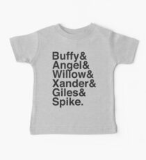 The Scooby Gang Vintage Black Baby Tee