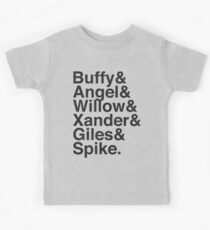 The Scooby Gang Vintage Black Kids Tee
