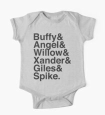 The Scooby Gang Vintage Black Short Sleeve Baby One-Piece