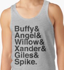 The Scooby Gang Vintage Black Tank Top